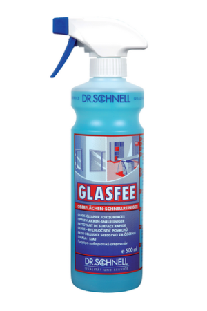 GLASFEE, Готовое к применению средство для очистки стеклянных и других водостойких поверхностей с распылителем, 500 мл, купить, цена, стоимость, оптом