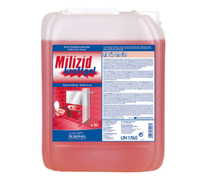 MILIZID KRAFTGEL, Кислотное средство для генеральной очистки санитарных зон, 10 л, купить, цена, стоимость, оптом