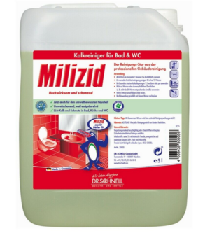 MILIZID, Кислотное средство для очистки санитарных зон, 5 л, купить, цена, стоимость, оптом